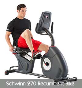 Schwinn 270 Recumbent Bike Features