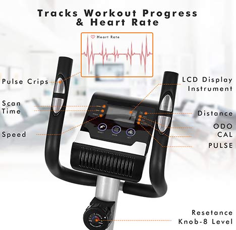 ANCHEER Built-in Heart Rate Sensor