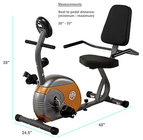 Marcy ME-709 Recumbent Bike