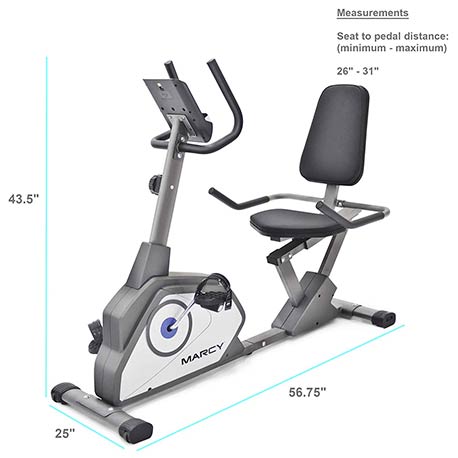 Marcy NS-40502R Recumbent Bike