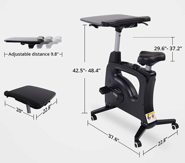 Dimensions of Flexispot