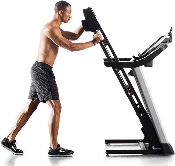 Proform 905 treadmill Fold-up design