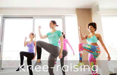 10 XBX exercises - Knee raising