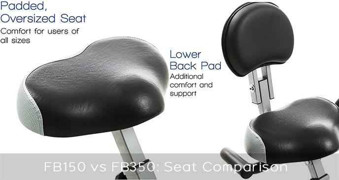 XTERRA FB150 and FB350 Seat Comparison