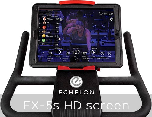 Echelon EX-5s HD screen