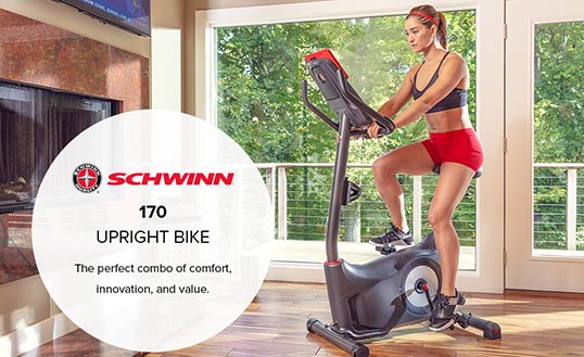 schwinn 170 upright bike programs