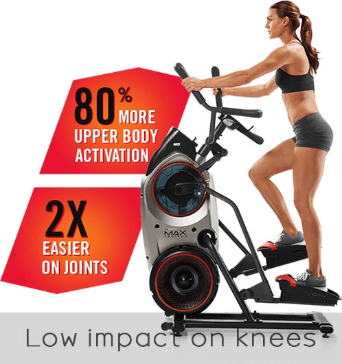 max trainer low impact on knees