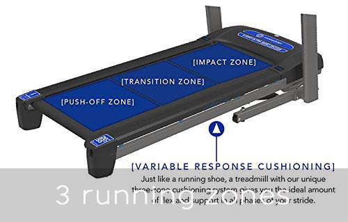 Horizon Fitness Treadmills - 3 running zones