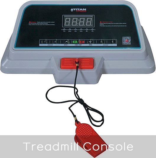 Titan Fitness Walking Treadmill Console