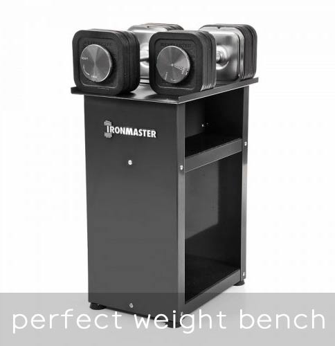 Ironmaster Dumbbell perfect weight bench