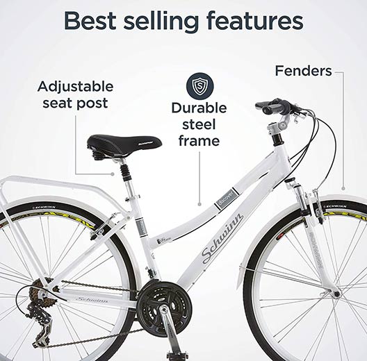 Schwinn Discover Hybrid bike characteristics