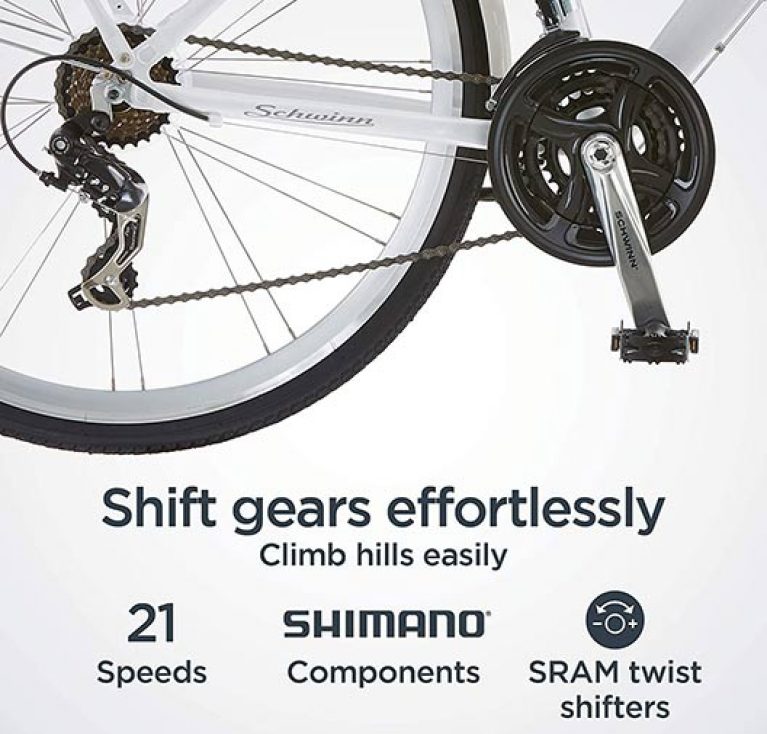 schwinn shimano hybrid bike
