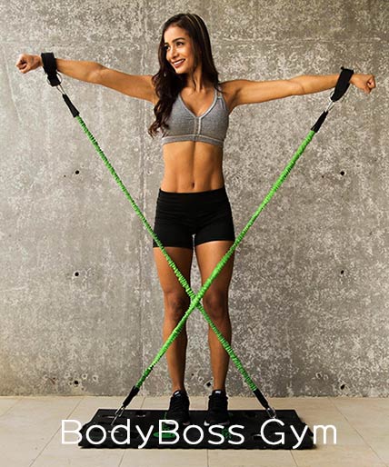 BodyBoss Home Gym 2 resistance bands