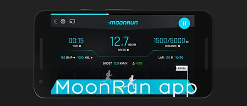 Virtual MoonRun App