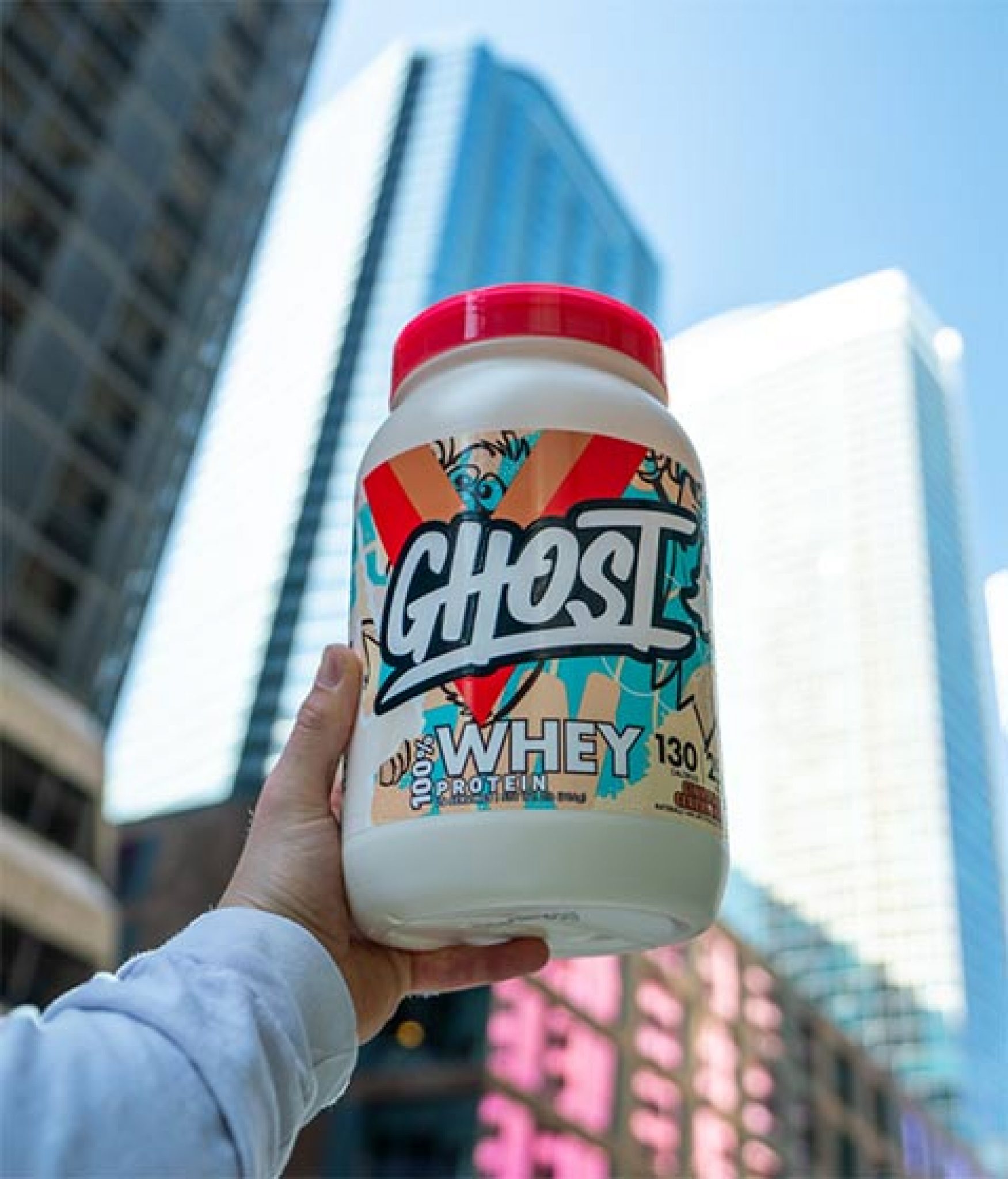 photo-of-new-ghost-whey-protein-powder-in-store-editorial-stock-photo