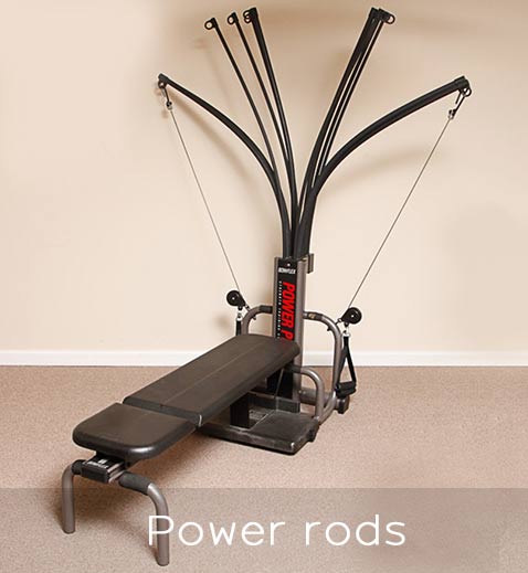 Power rods of Bowflex Power Pro