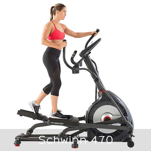 Schwinn 470 elliptical appearance and structure